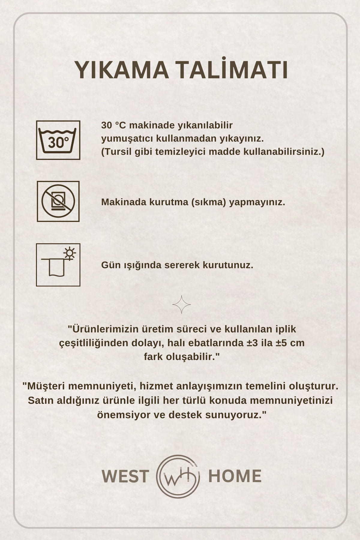 West Home Dijital Baskılı Yıkanabilir Kaymaz Taban Salon, Mutfak ve Yolluk Halısı-940 Multy