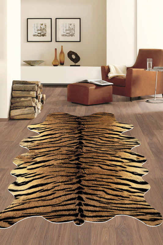 West Home Dijital Baskılı Yıkanabilir Kaymaz Taban Salon Halısı-175 Sand