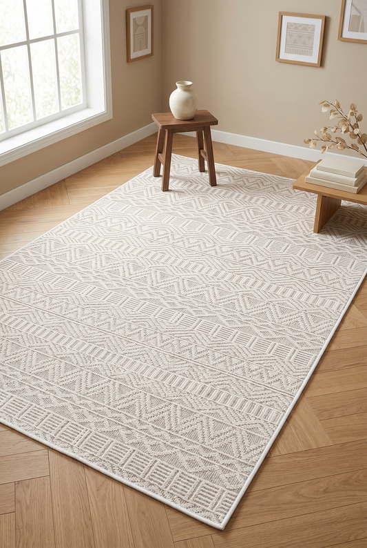 West Home Dijital Baskılı Yıkanabilir Kaymaz Taban Salon, Mutfak ve Yolluk Halısı-689 Beige