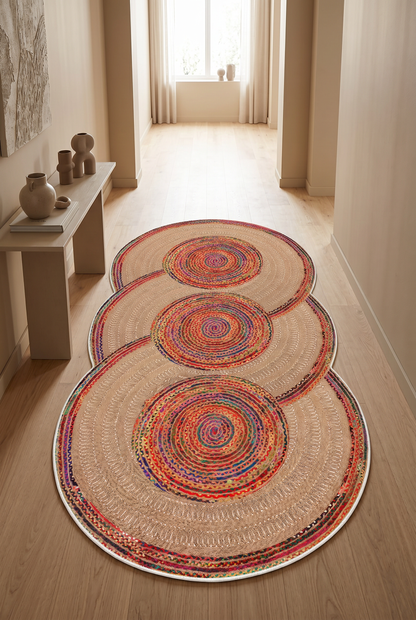 West Home Dijital Baskılı Yıkanabilir Kaymaz Taban Salon, Mutfak ve Yolluk Halısı-732 Multy