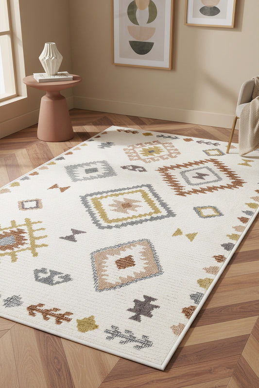 West Home Dijital Baskılı Yıkanabilir Kaymaz Taban Salon, Mutfak ve Yolluk Halısı-541 Multy
