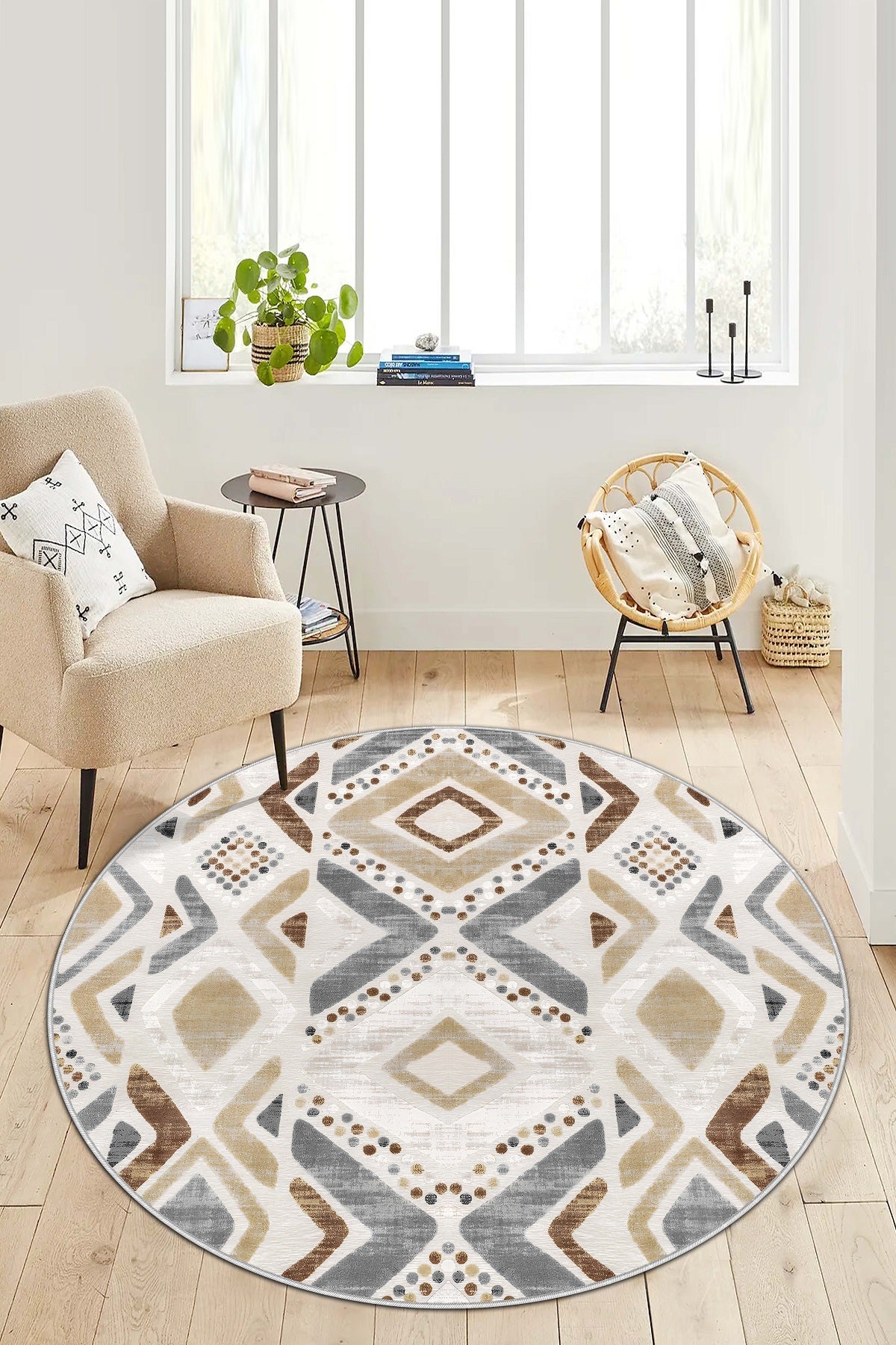 West Home Dijital Baskılı Yıkanabilir Kaymaz Taban Salon, Mutfak ve Yolluk Halısı-587 Multy