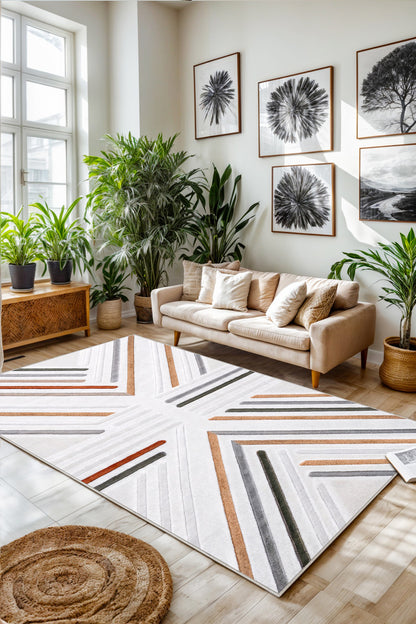 West Home Dijital Baskılı Yıkanabilir Kaymaz Taban Salon, Mutfak ve Yolluk Halısı-662 Multy