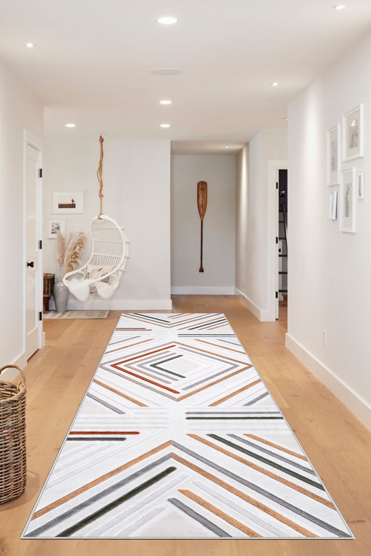West Home Dijital Baskılı Yıkanabilir Kaymaz Taban Salon, Mutfak ve Yolluk Halısı-662 Multy