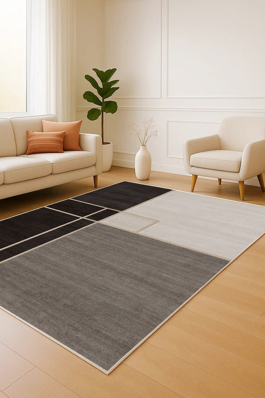 West Home Dijital Baskılı Yıkanabilir Kaymaz Taban Salon, Mutfak ve Yolluk Halısı-771 Beige