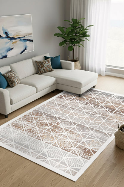 West Home Dijital Baskılı Yıkanabilir Kaymaz Taban Salon, Mutfak ve Yolluk Halısı-852 Multy