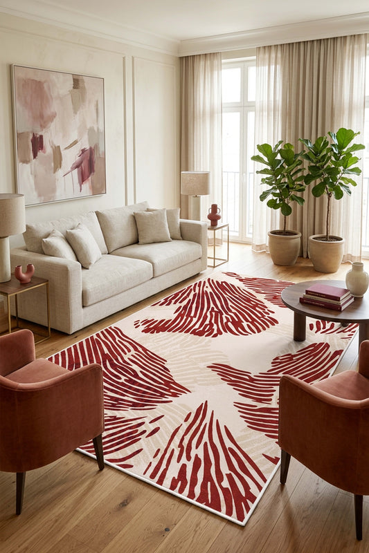 West Home Digital Print Washable Non-Slip Base Living Room, Kitchen and Hallway Rug - 859 Multy